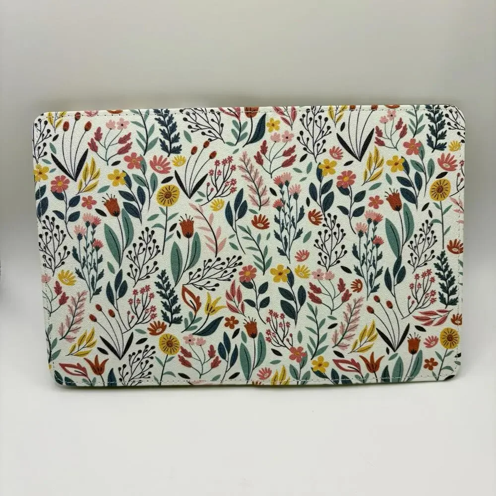 Kindle Paperwhite Case 6.8 by MOKO For 11th Generation, White Multicolor Flowers